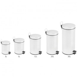 Lixeira Inox com pedal 05 Litros - Tramontina