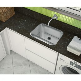 Tanque Inox 40x40x22 Acetinado 25 Litros 