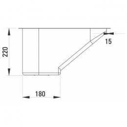 Tanque Inox 40x40x22 Acetinado 25 Litros - Ghelplus