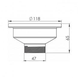 Válvula inox 4 1/2 Super - Ghelplus