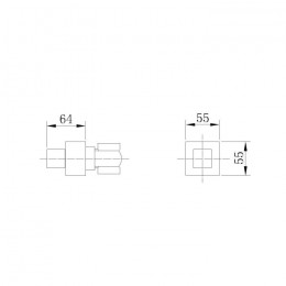 Acabamento para Registro Deca Base Berlin - WJ1071-157A