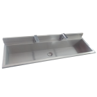 Lavatório Coletivo Com 6 Torneiras 3m - Construinox