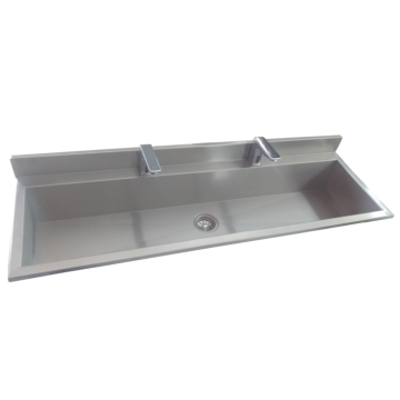 Lavatório Coletivo Com 6 Torneiras 3m - Construinox