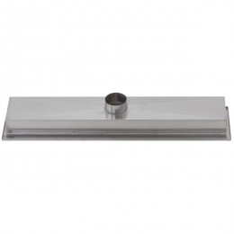 Conj Grelha Linear Piso Inox - 1000x150 mm 