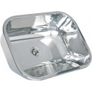 Tanque Inox 50x40x20cm 27 L Escovado - Construinox