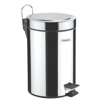Lixeira Inox com pedal 05 Litros - Tramontina