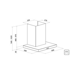 Coifa de parede New Dritta Wall 60 - Tramontina