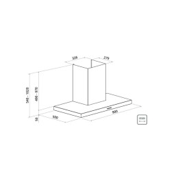 Coifa de parede New Dritta Wall 90 - Tramontina